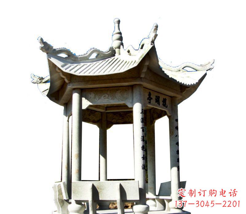 宁德大理石凉亭石雕,历史韵味浓郁