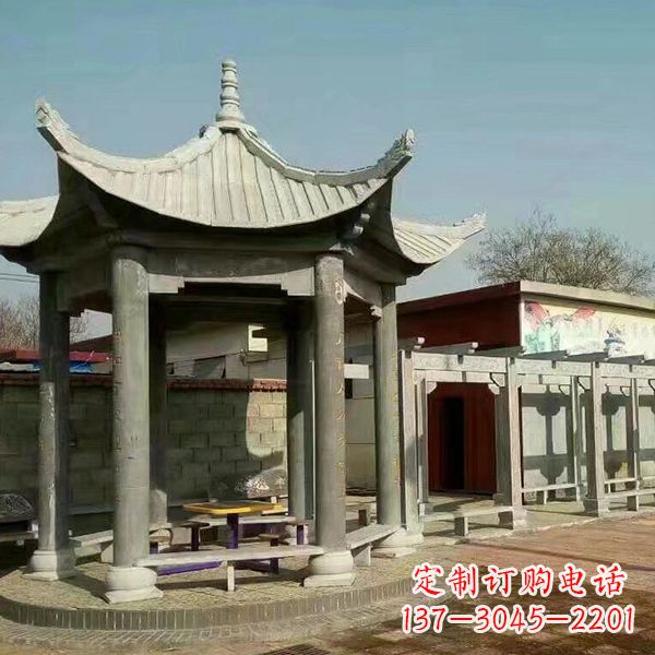 宁德大理石凉亭庭院亭子