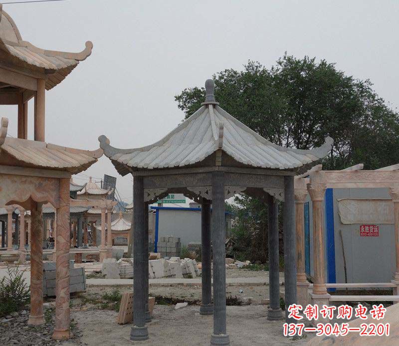 宁德大理石凉亭精美石雕