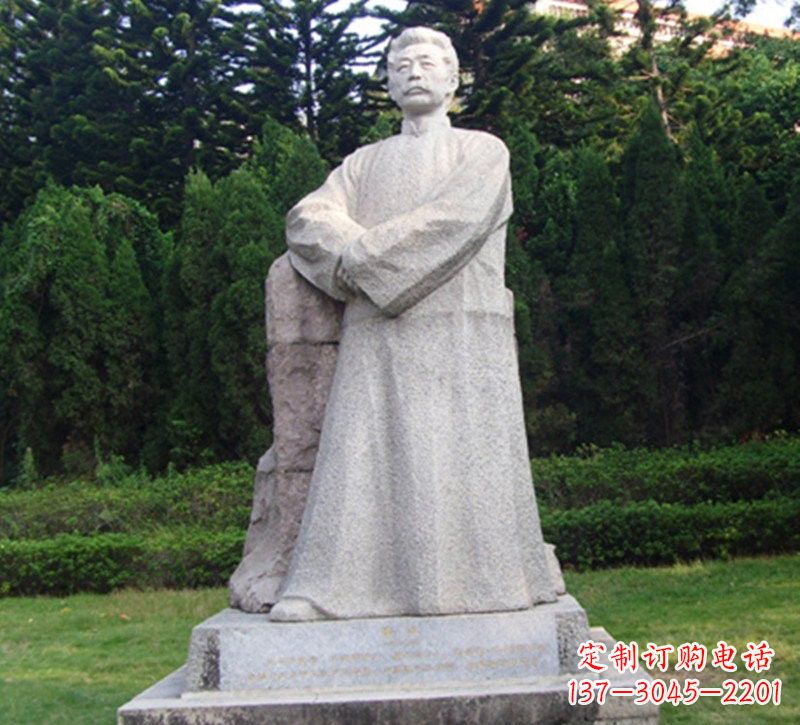 宁德精美独特的鲁迅大理石雕塑
