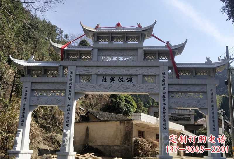 宁德大理石牌坊雕塑尊贵雕塑，永久保存