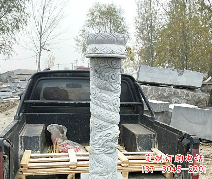 宁德大理石龙柱雕塑