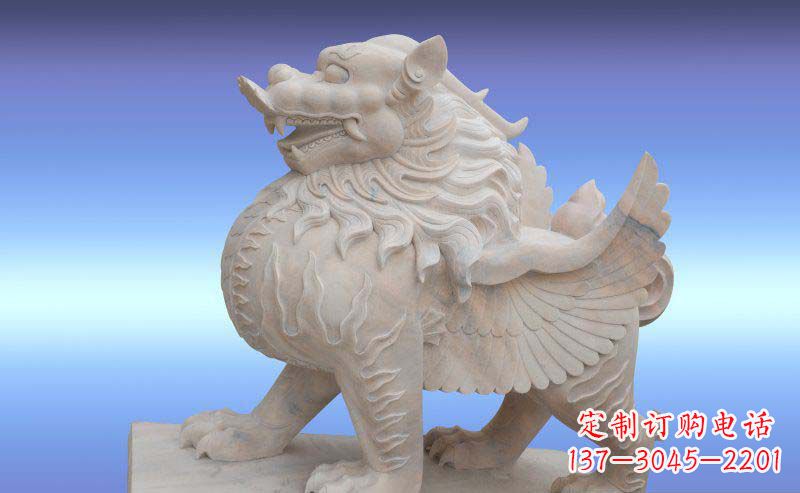 宁德大理石貔貅神兽石雕