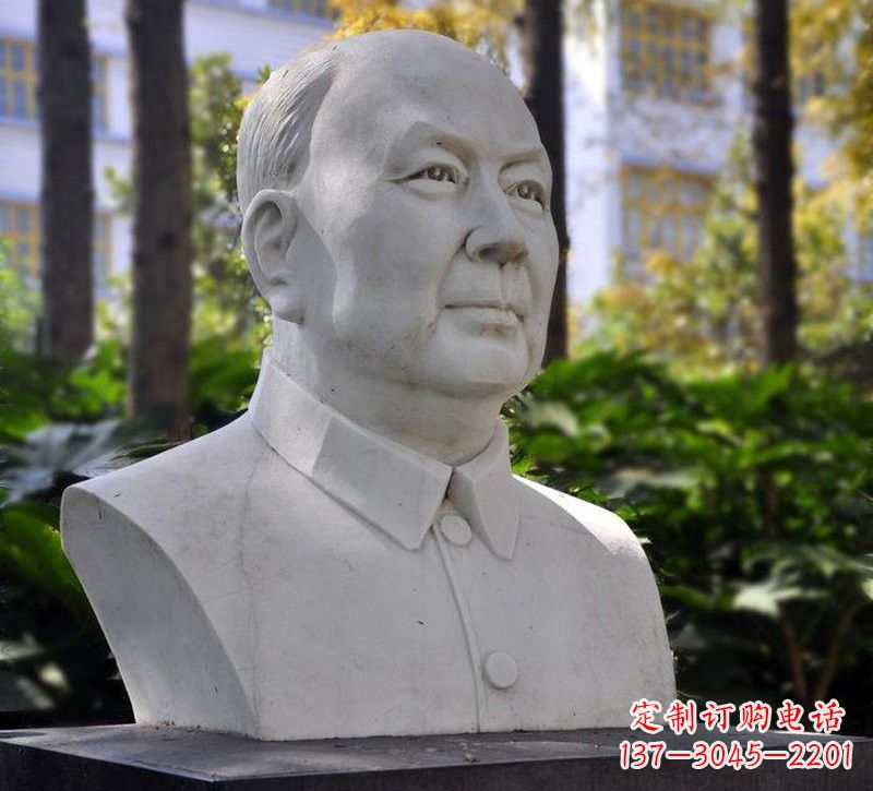 宁德大理石钱学森胸像石雕——赞颂改革开放的先驱