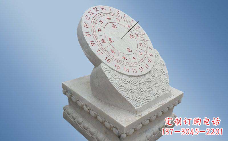 宁德精致古典大理石日晷雕塑