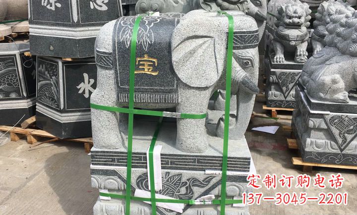 宁德大理石大象门口石雕