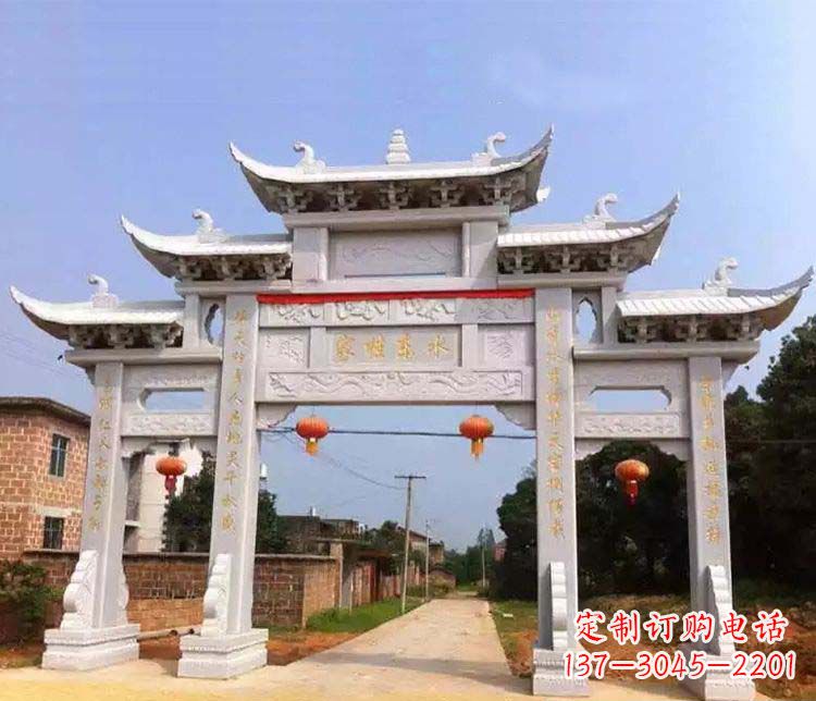 宁德大理石牌坊石雕