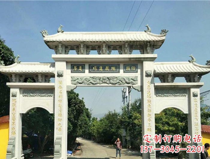 宁德大理石牌坊雕塑