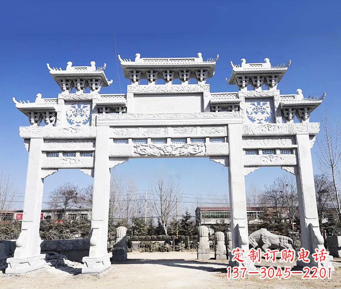 宁德大理石牌坊石雕定制
