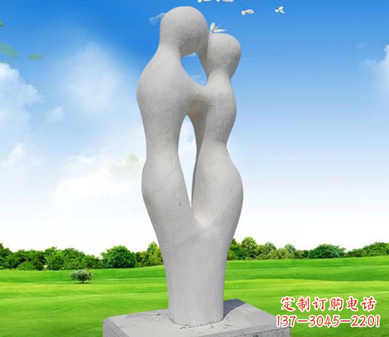 宁德情侣石雕,永恒的爱恋