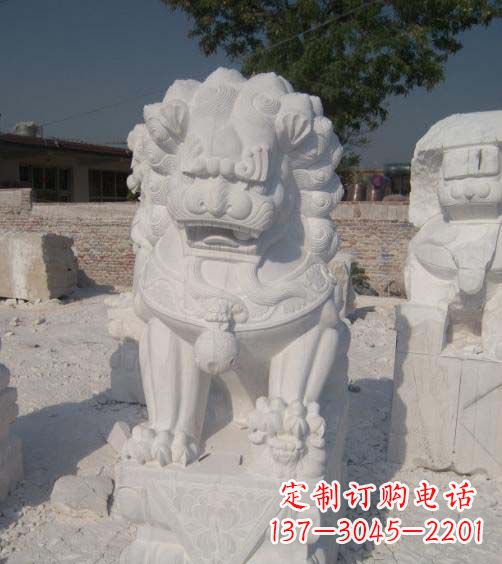 宁德精美大理石狮子雕塑