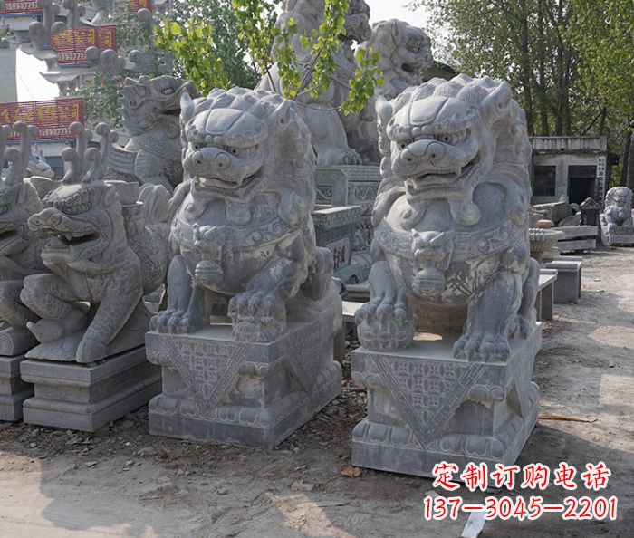 宁德大理石狮子雕塑