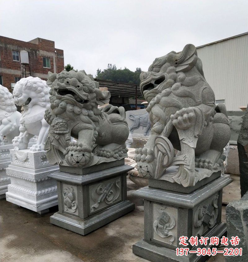 宁德大理石南方狮子雕塑