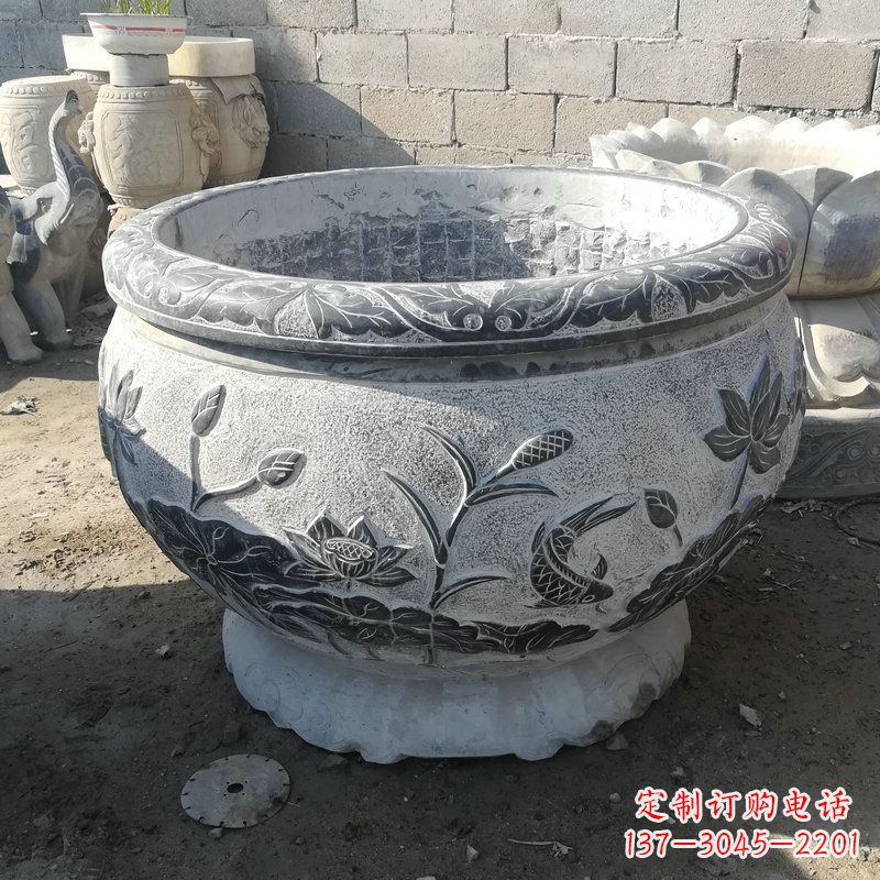 宁德大理石水缸雕塑