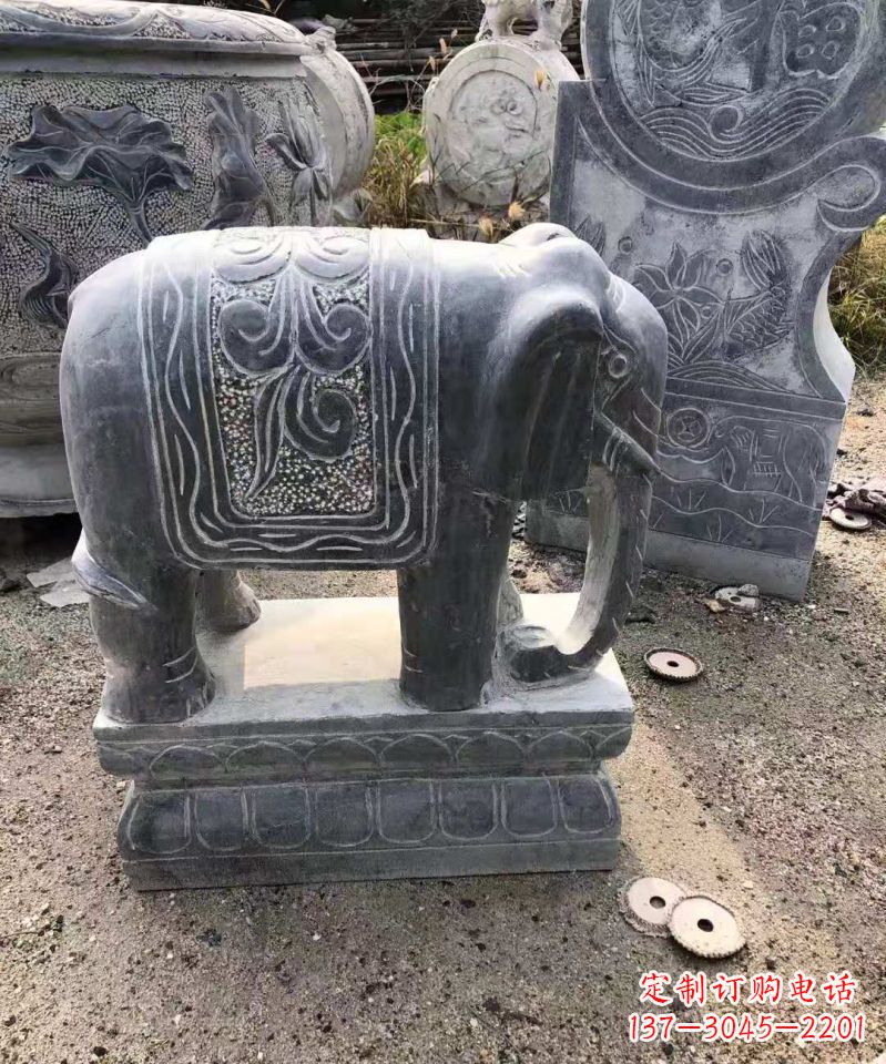 宁德大理石大象雕塑