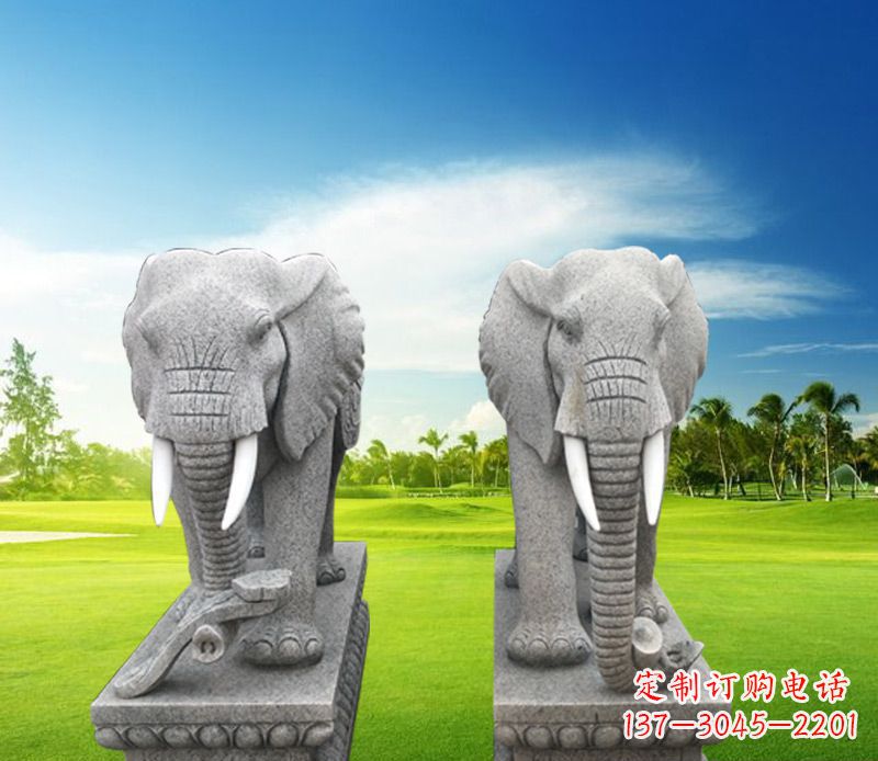 宁德精美大象雕塑，招财进宝