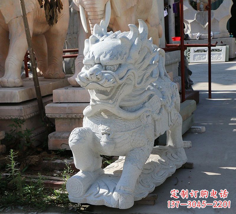 宁德大理石镇宅——麒麟雕塑