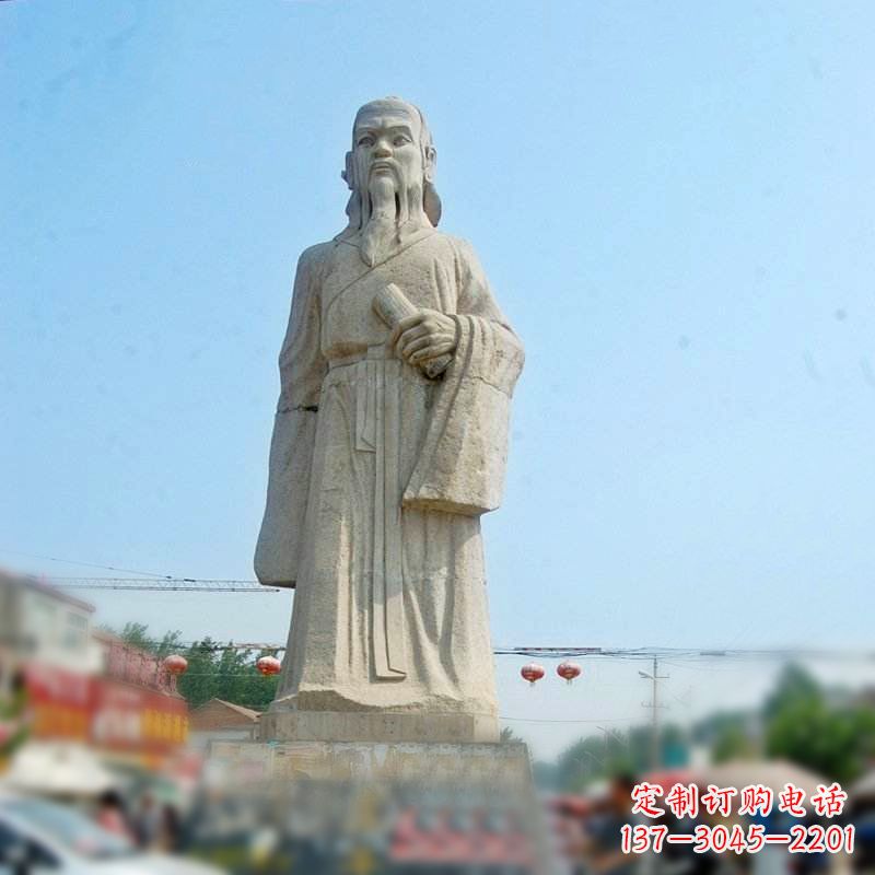 宁德大理石庄子雕塑-名人雕像