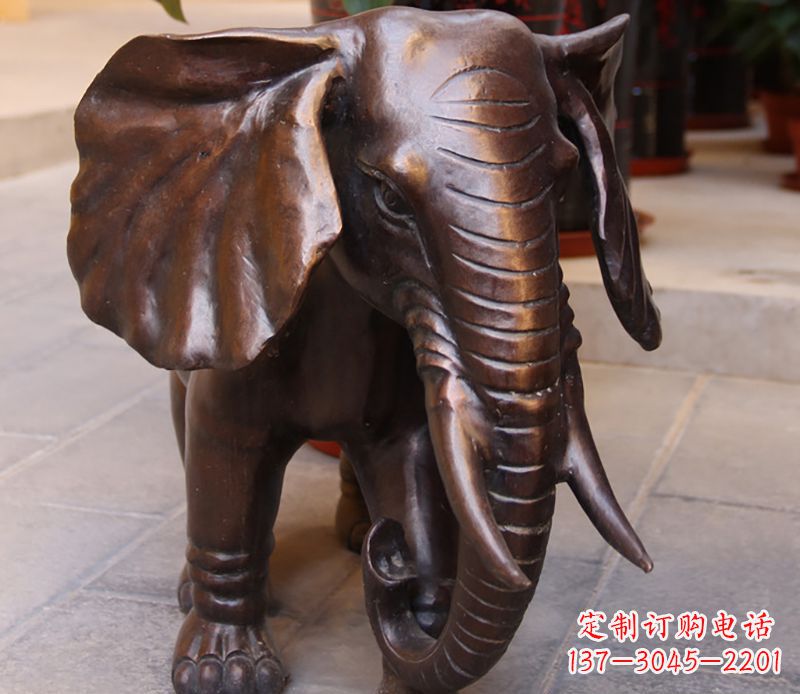 宁德大象铜雕塑