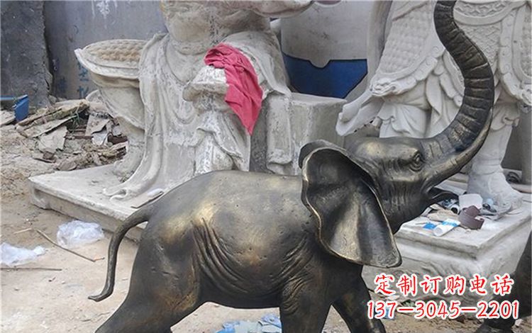 宁德精美大象铜雕