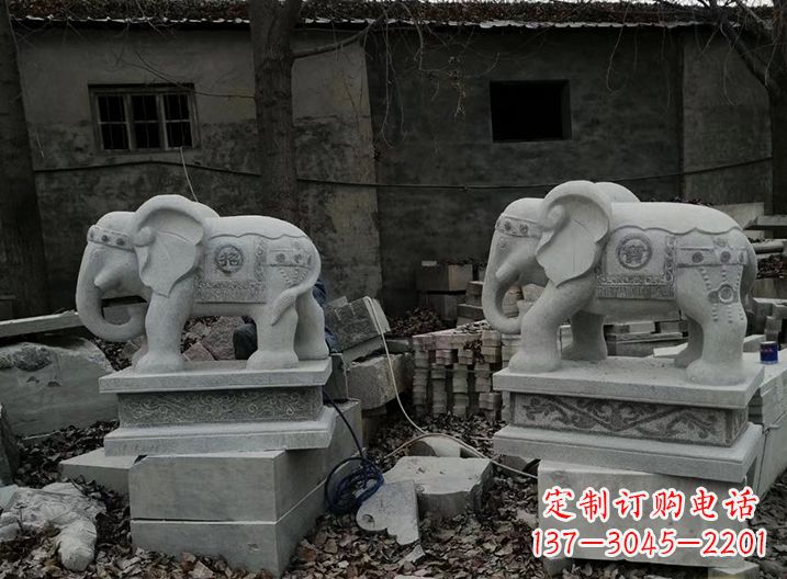 宁德精美大象雕塑,传承经典之美