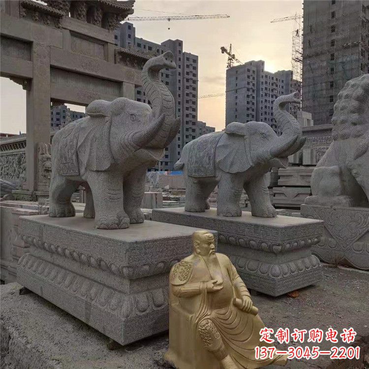宁德精美大象石雕