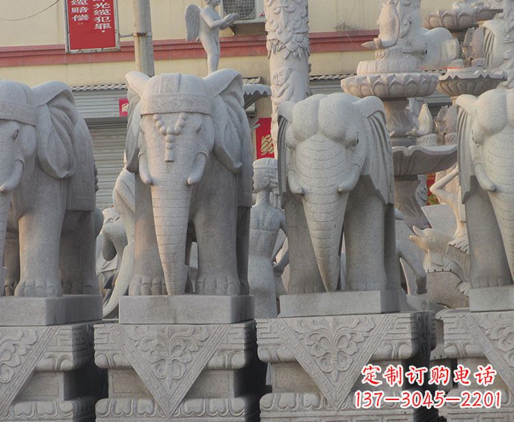 宁德大象雕塑——唤醒古老传统的精美石艺