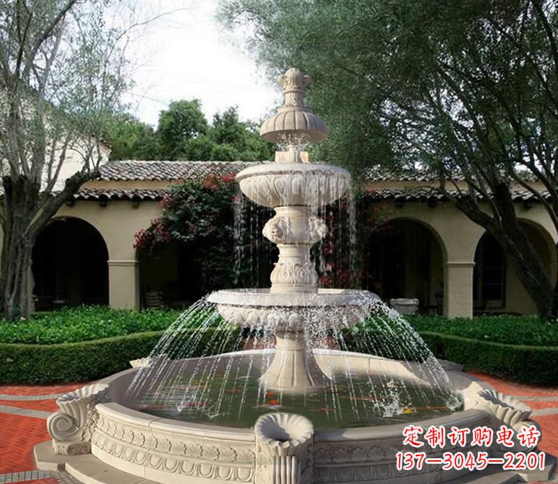 宁德大型景观喷泉石雕 (2)