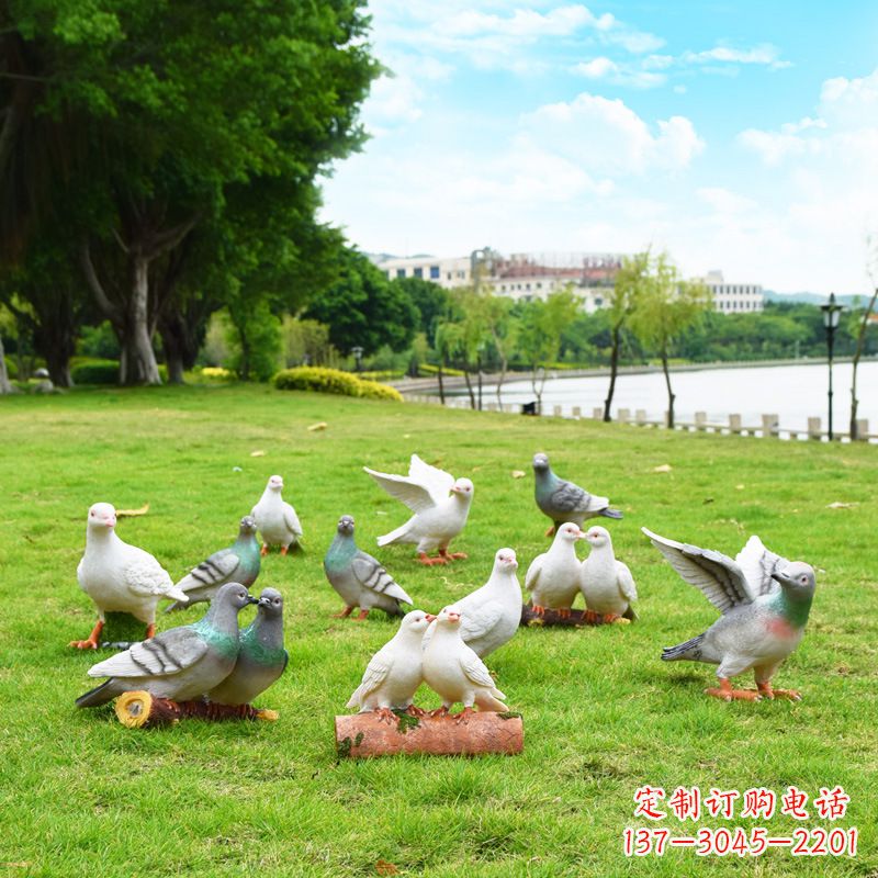 宁德大学和平鸽雕塑