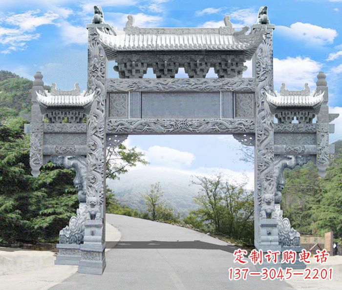 宁德精美牌坊雕塑