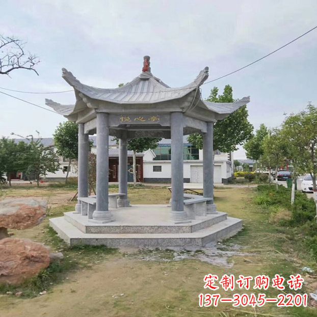 宁德中领雕塑 | 六角石凉亭公园雕塑