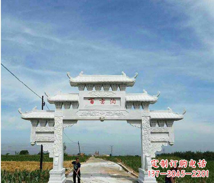 宁德西方风格石牌坊石雕
