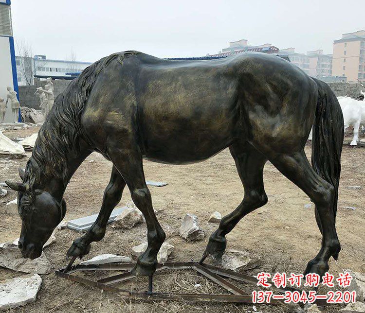 宁德活力玻璃钢仿铜动物雕塑