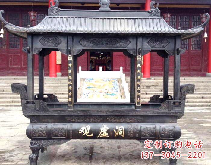 宁德雕塑铜香炉