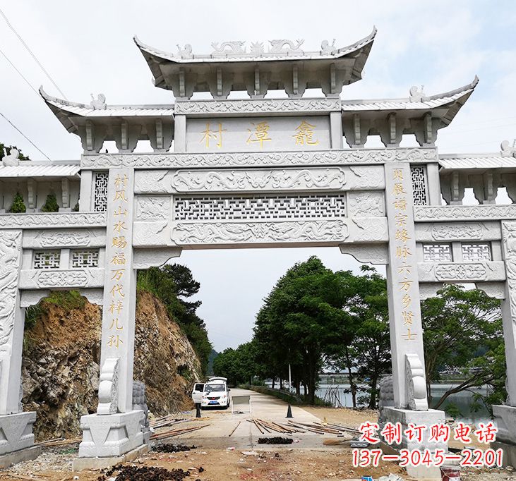 宁德东夏侯石牌坊雕塑专业的定制雕塑制作商