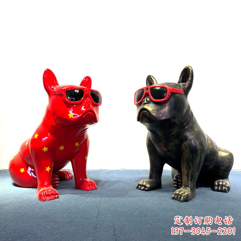 宁德斗牛犬雕塑摆件