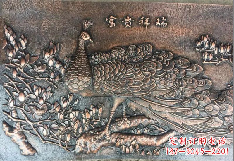 宁德华丽锻铜孔雀雕塑