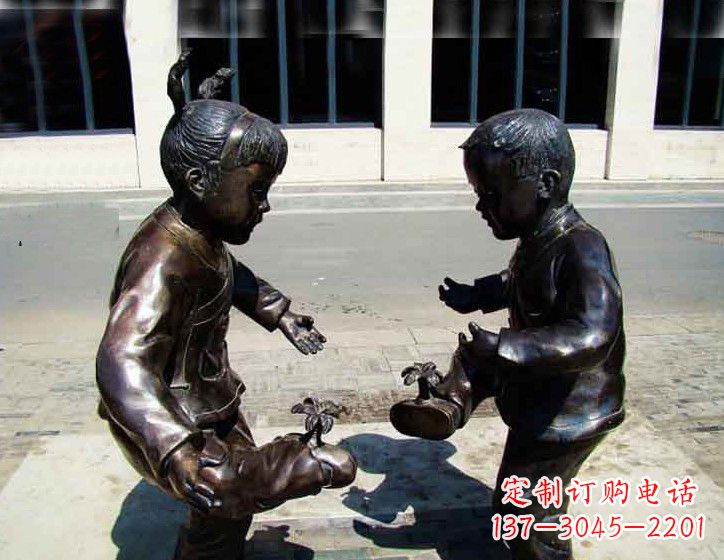 宁德中领雕塑 | 专业高端儿童铜雕