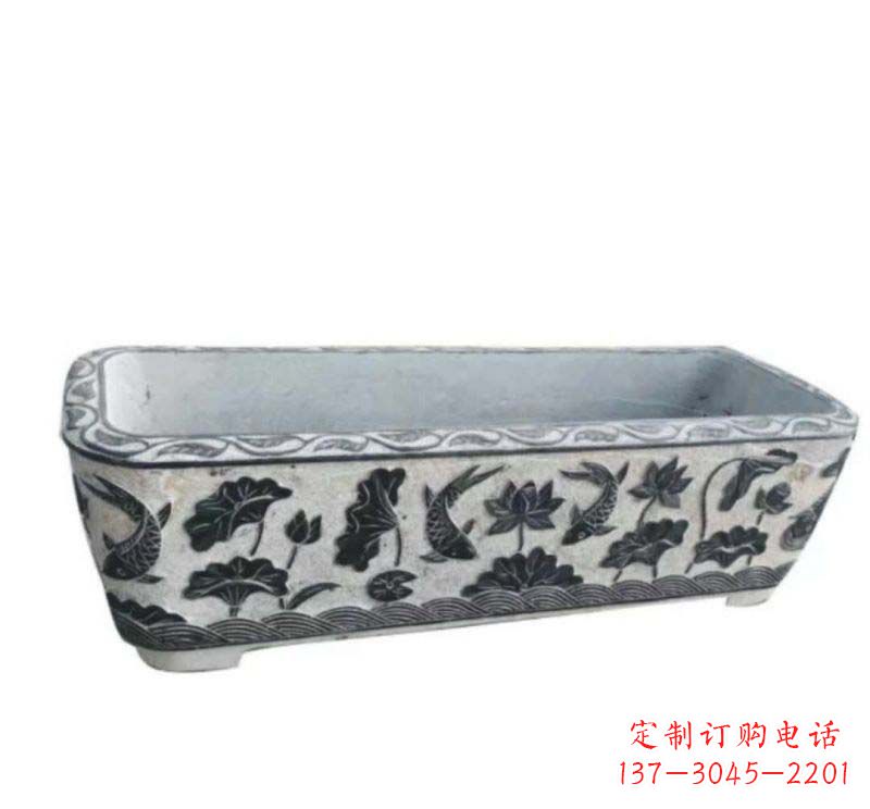 宁德精美水缸石雕
