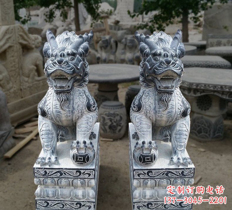 宁德传统工艺仿古麒麟雕塑