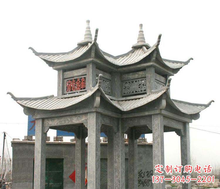 宁德仿古凉亭石雕艺术品
