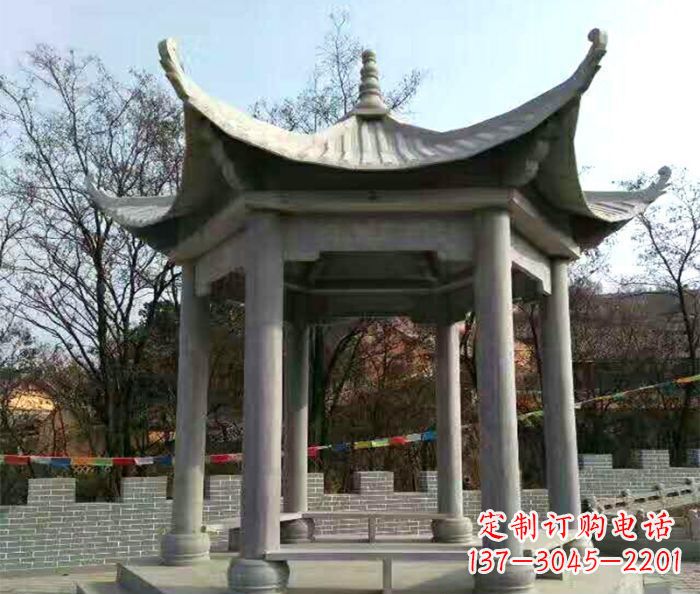 宁德仿古六角凉亭石雕