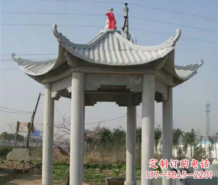 宁德典雅的仿古凉亭石雕