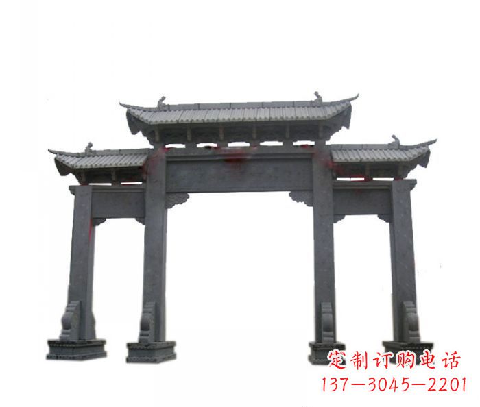 宁德精美仿古牌坊石雕