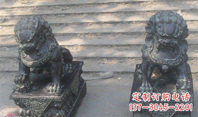宁德艺术级仿古狮子铜雕