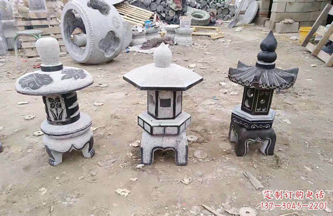 宁德传统仿古石灯雕塑
