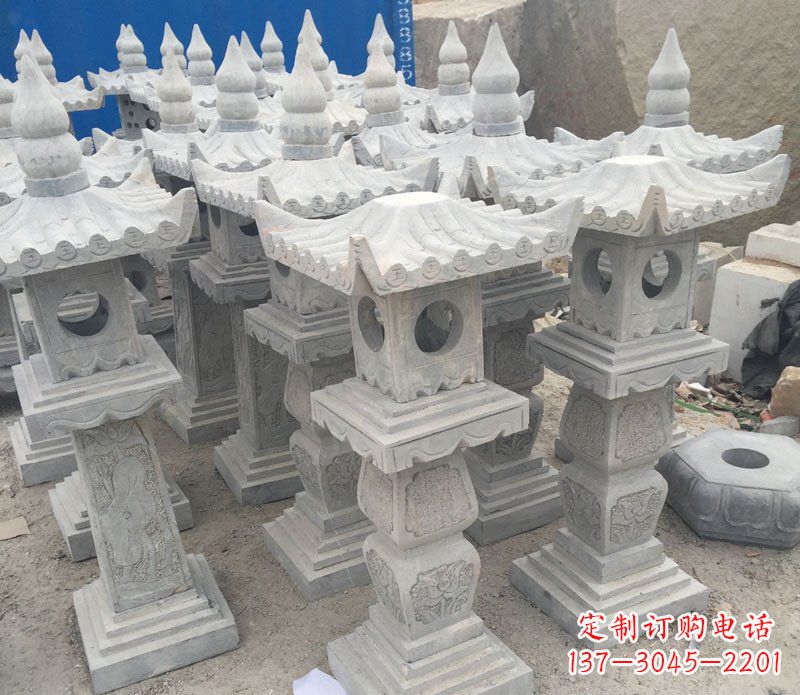 宁德仿古石灯园林景观石雕