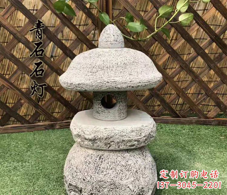 宁德精美仿古石灯公园照明灯石雕