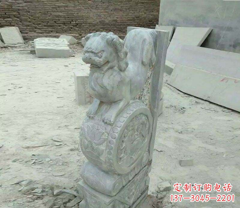 宁德精美石门墩雕塑，缔造绝色佳作