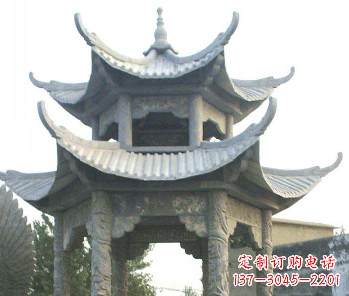 宁德仿古双层石雕凉亭